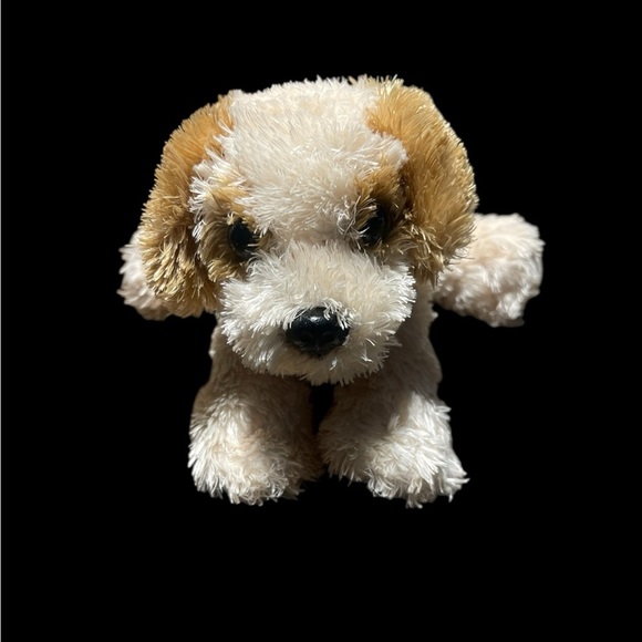 Aurora World Tan Brown Puppy Dog Plush Stuffed Animal EUC - Picture 7 of 7